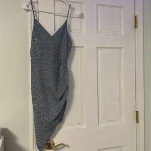 Glittery Baby Blue Dress